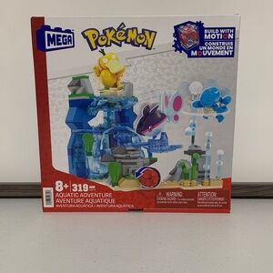MEGA Pokemon Aquatic Adventure Building Set-New